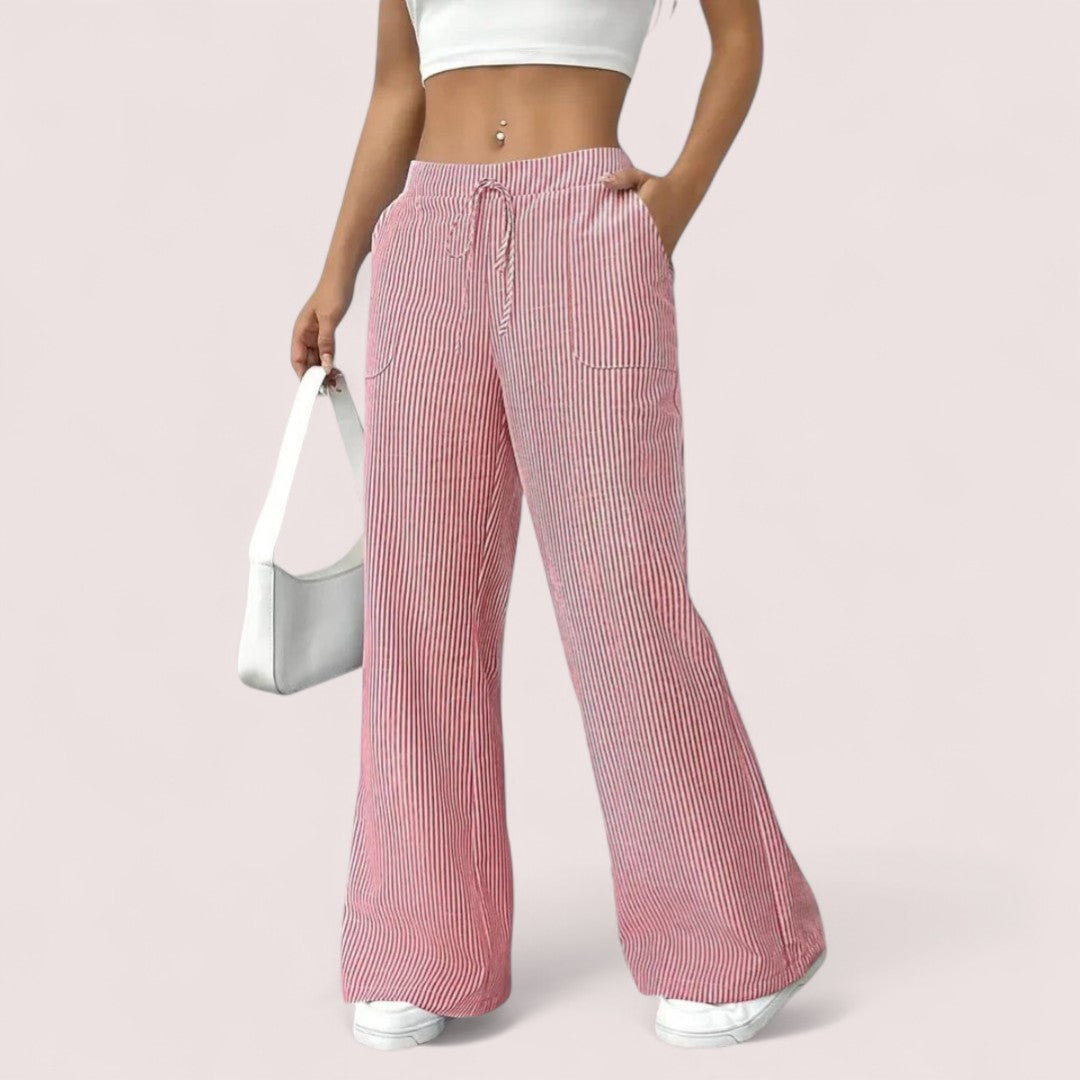 Dominique| Wide-leg trousers