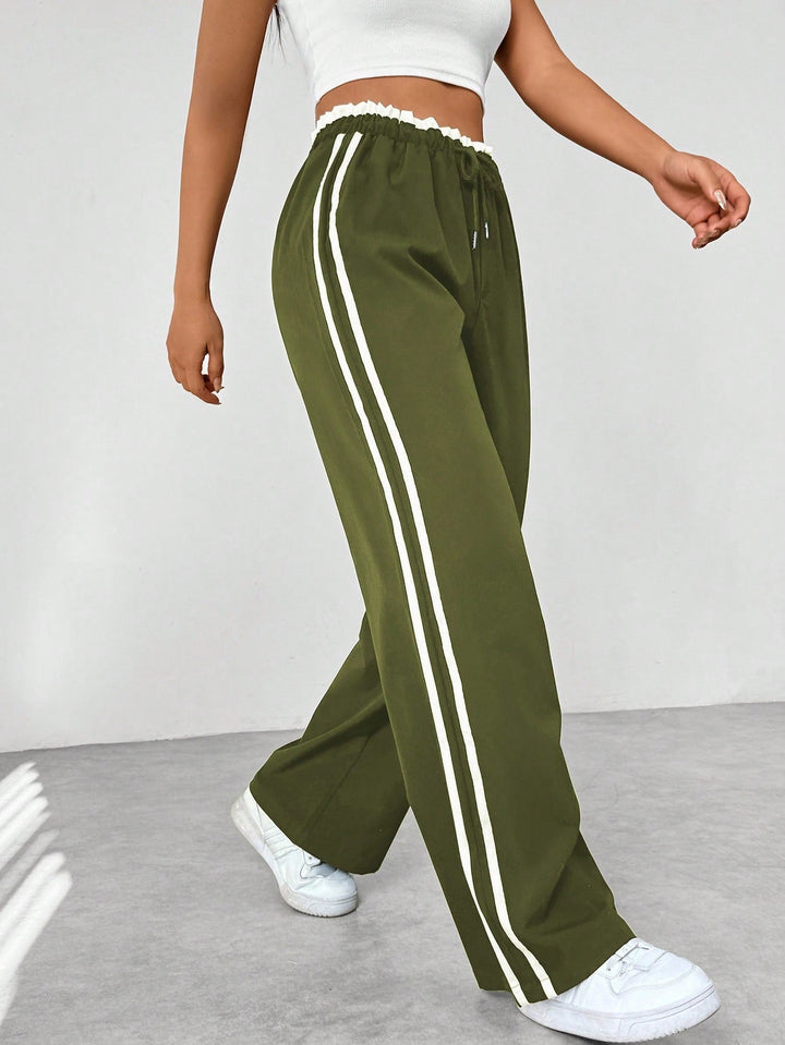 Emma & Lilly - Trendy Sporty Wide Trousers