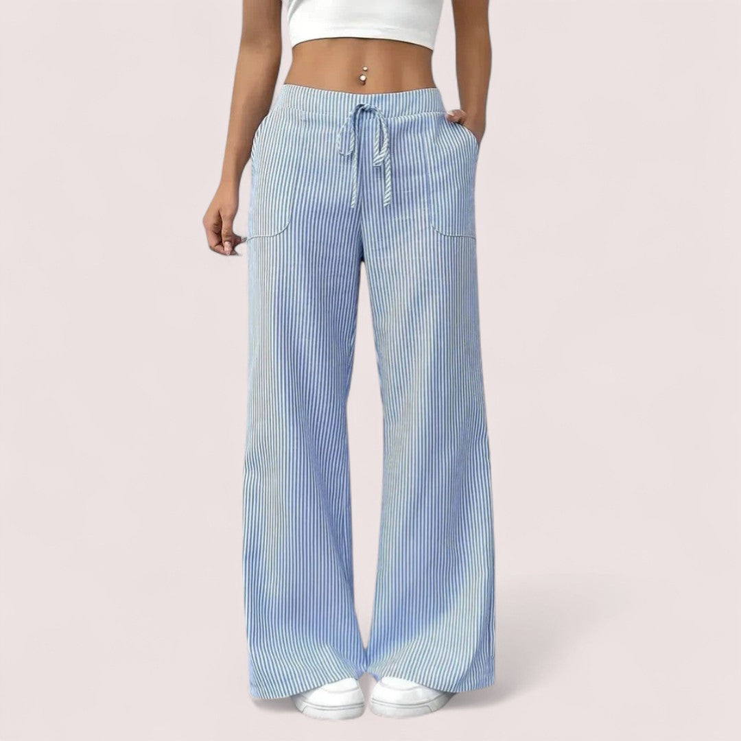 Dominique| Wide-leg trousers