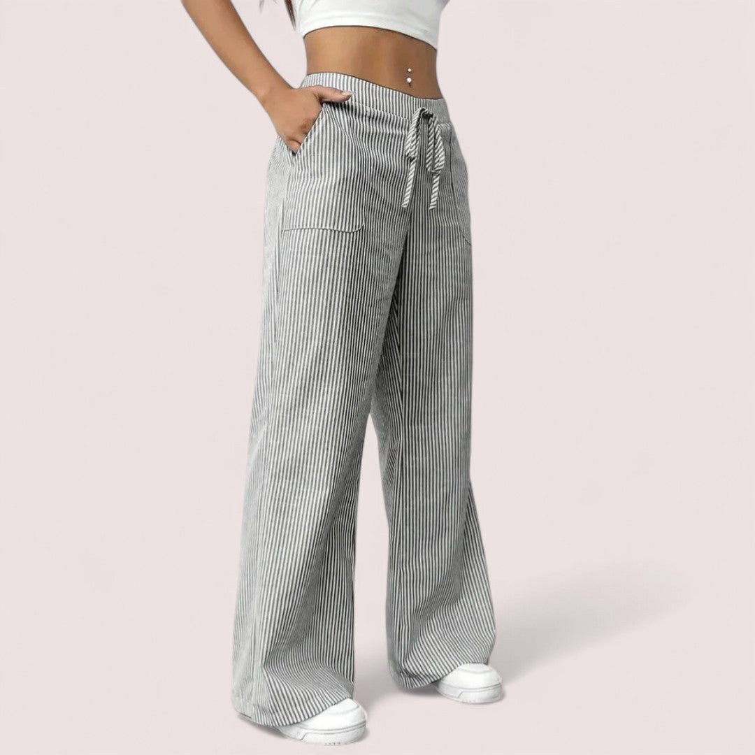 Dominique| Wide-leg trousers