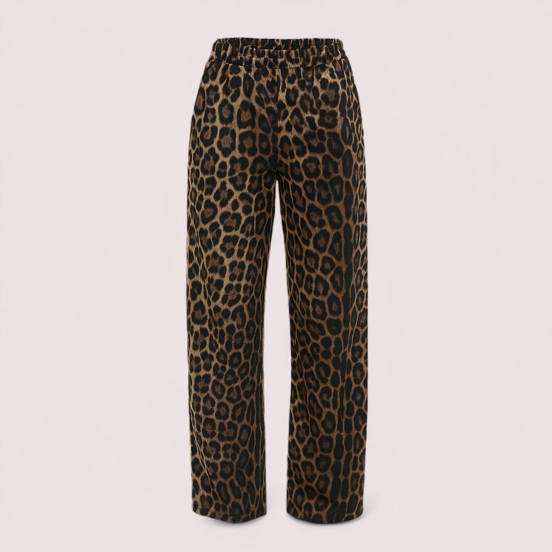 Emma & Lilly | Wide Leopard Trousers