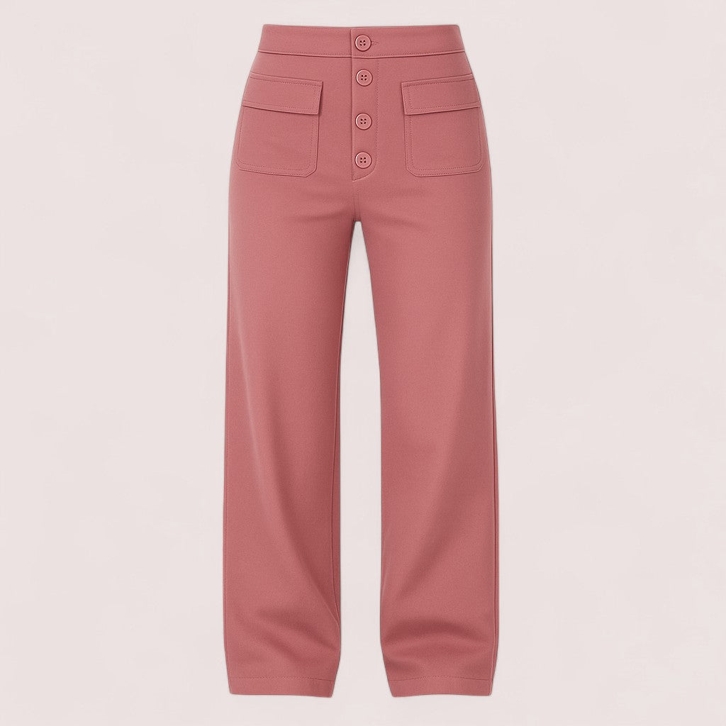 Emma & Lilly | High-waisted stretch trousers
