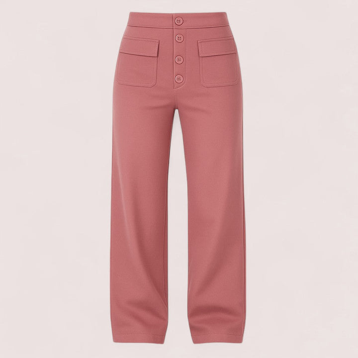 Emma & Lilly | High-waisted stretch trousers