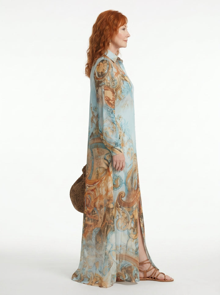 SAOIRSE | VINTAGE PRINT MAXI DRESS