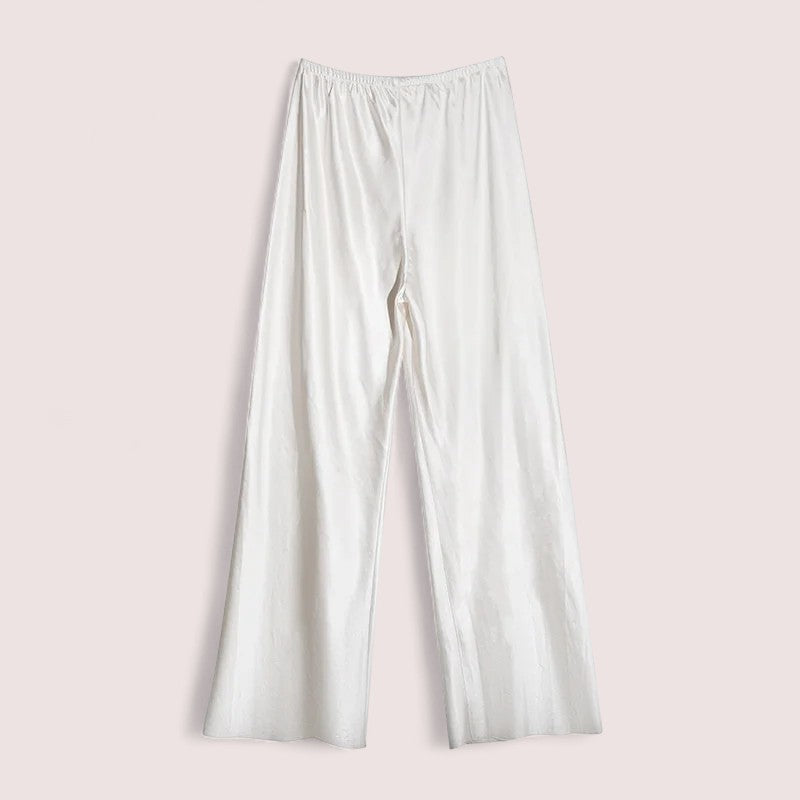 Emma & Lilly| Satin Trousers with Wide Legs