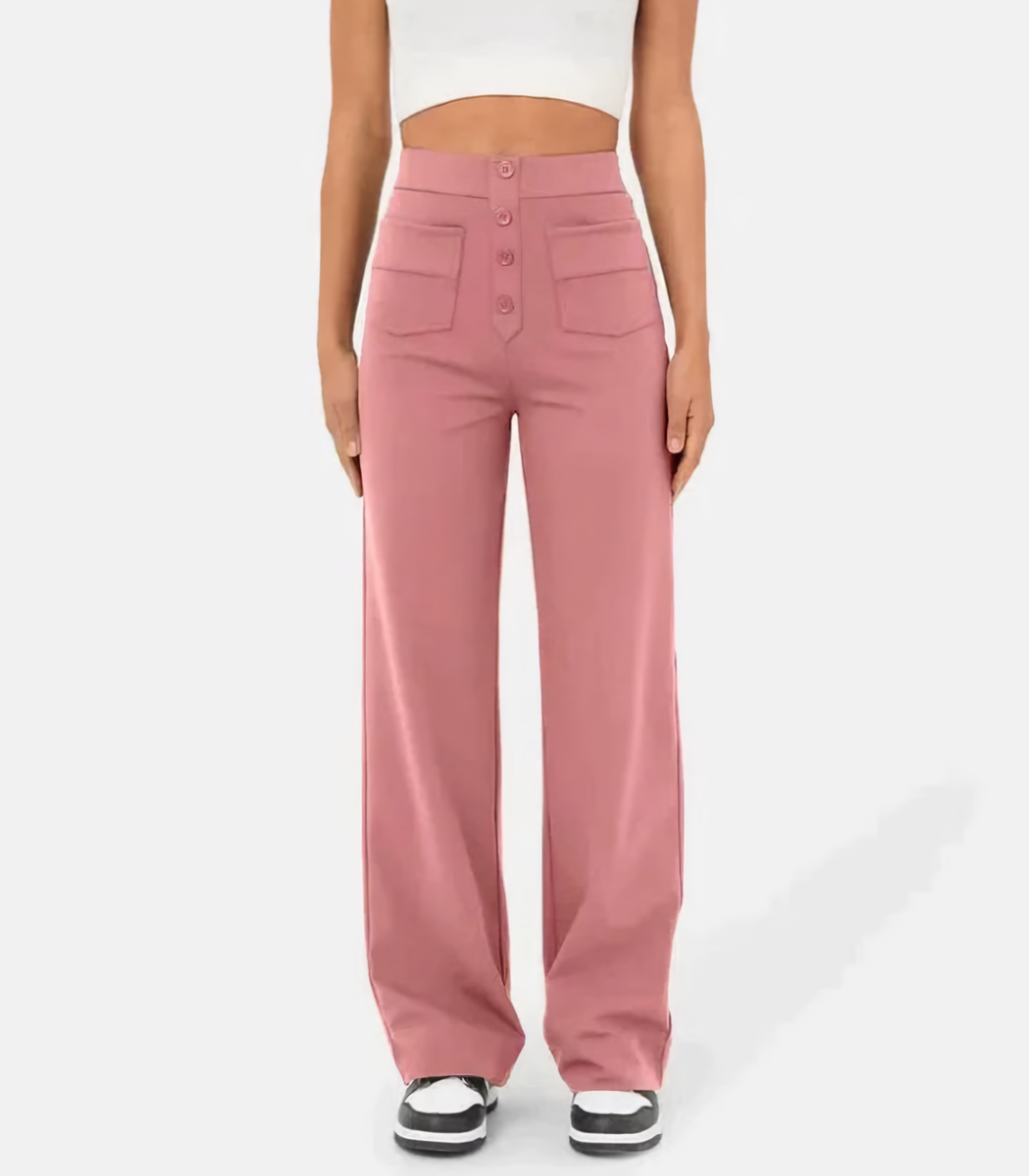 Emma & Lilly | High-waisted stretch trousers
