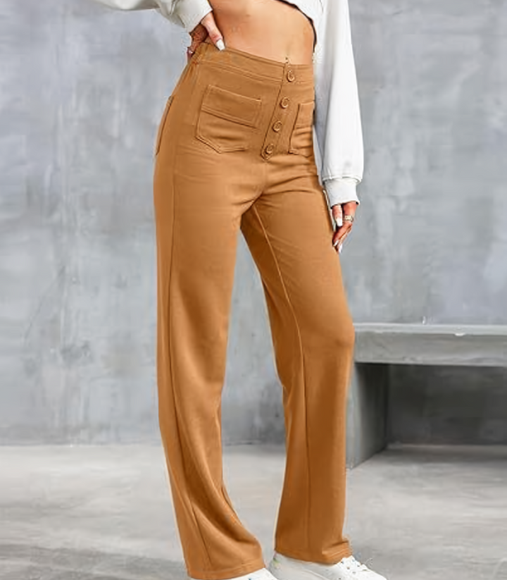 Emma & Lilly | High-waisted stretch trousers