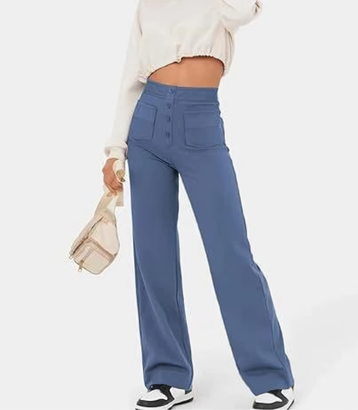 Emma & Lilly | High-waisted stretch trousers