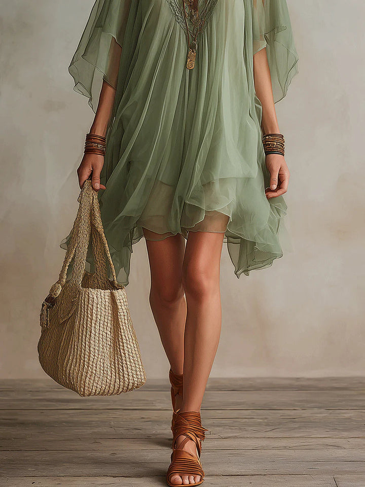 ORLAITH | FLOUNCY MINI DRESS