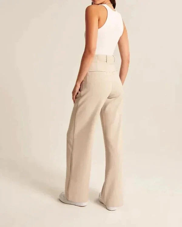 Emma & Lilly | High-waisted Wide Leg Trousers