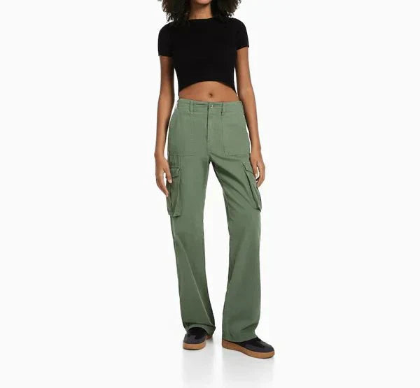 Emma & Lilly| Straight Cargo Trousers